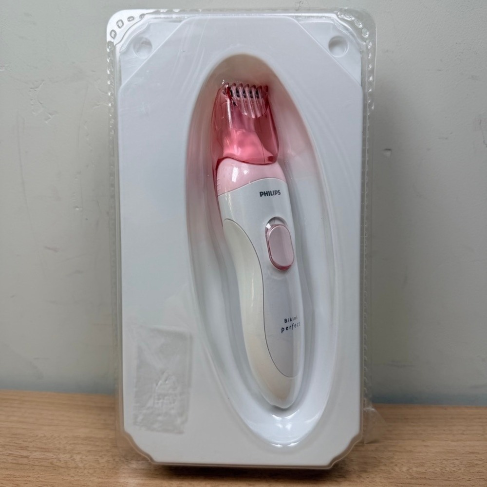 Philips Bikini Perfect Advanced Women's Trimmer White Pink SEALED Grooming